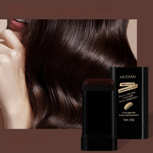 [Quick Cover Gray Hair] Hairdressing Stick Waterproof Natural Portable No Scalp Damage Color Hair Stick/Sweat-Proof Wide Cream Simple and Convenient Gray Hair Dye Stick Natural Tooth Comb No Smudge Gray Hair Dye Stick 遮盖白发一抹黑