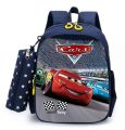 Tas Ransel Anak Sekolah Laki Laki PREMIUM TK PAUD SD Karakter Disney CARS BONUS Tempat Pensil Terbaru 2022 Bisa COD. 