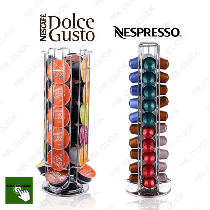 ชั้นวางแคปซูลกาแฟ Nespresso/Dolce Gusto ที่วางกาแฟแคปซูล สำหรับ