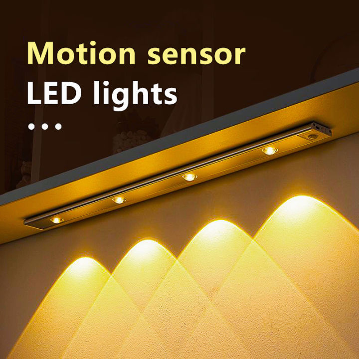 Motion Sensor Smart LED Light Bar 3 Colours Dimmable Magnetic Sensor ...
