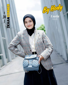 Ransel dan Sling Bag Luela by Hody 2 in 1 Tas Ransel dan Selempang Wanita