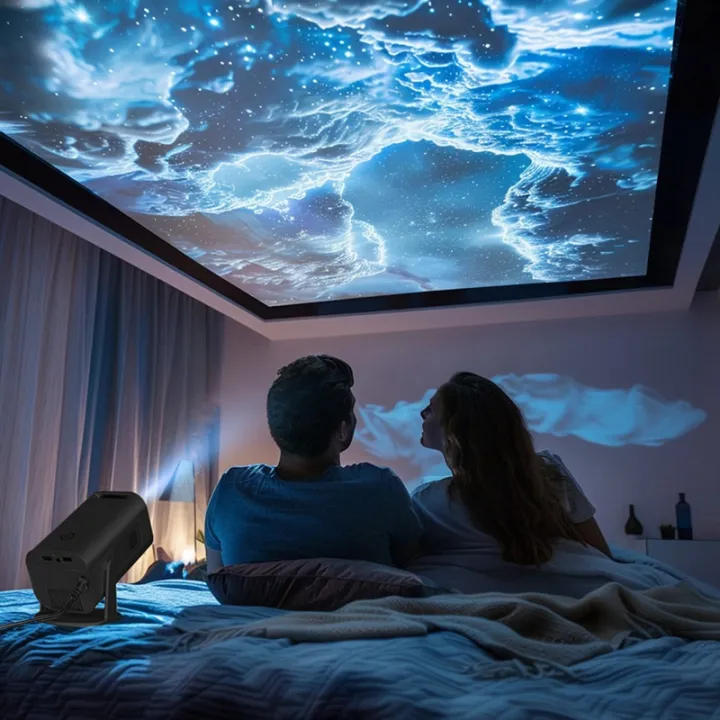 Benzhong-1080P%20Projector%20HP330%20Home%20Portable%20Mini%20Projection%20Android%20HD%20Practical%20Multifunction%20Projector%20-%20Image%204