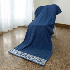 EFHK0798 Handuk Katun Jumbo 80 x 145 cm Handuk Fylora Motif Bunga Anggrek Menyerap Air & Nyaman Dipakai