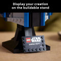 LEGO Star Wars 75408 Jango Fett Helmet (616 Pieces). 