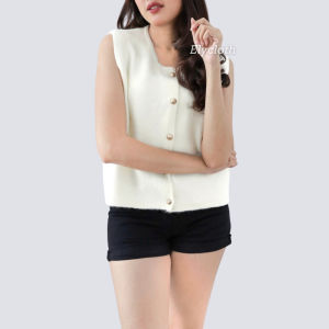 ELYCLOTH | CLEA VEST | VEST RAJUT WANITA PREMIUM KNIT