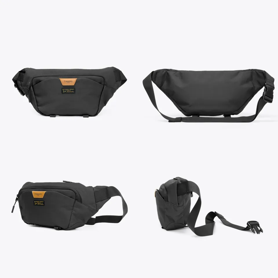 PENGXIANG Waist Bag Ergonomic Hidden Pockets Moisture-Wicking