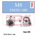 Đai ốc mũ inox 201 (M3-M20). 