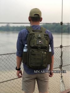 กระเป๋าเป้ทหาร สะพายหลังรุ่น 3T เนื้อผ้าแบบหนา วัสดุคุณภาพดี แข็งแรงทนทาน