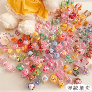 Set 10 kẹp tóc càng cua gắp tóc mini gắn charm hoạt hình siêu dễ thương kẹp tóc nữ hàn quốc cute phụ kiện bé gái - thương hiệu Vợ Chồng Tôi