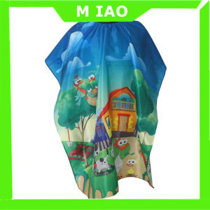 Dragon Heritage Barber Cape: Antistatic Waterproof Gown with Totem Embroidery for Cultural Salon Styling