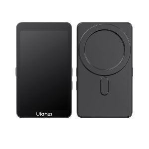 Ulanzi VM1 3.94" 4K Magnetic Vlog Selfie Monitor Screen for Iphone 17 16 Samsung Android Brightness Adjust Support Mic Vlog Set