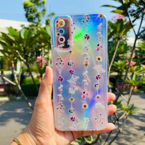 Case Hologram Fashion BUNGA VIVO Y12 Y15 Y17 Y20 Y12S Y21 Y21S Y21T Y33S Y21A Y20SG Y33T Y21E Casing Hologram Aurora Aero Case