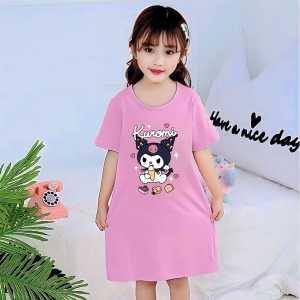 Dress Anak Perempuan KUROMI Untuk Usia 1-10 Thn