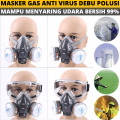 BELANJA TERMURAH Masker Gas Respirator Anti Virus Polusi Debu Dan Kacamata Terbaru 2025 Terbuat Dari Bahan Impor Pilihan Kualitas Terbaik Dirancang Dengan Canggih&Modern Menutupi Mulut Hidung Dilengkapi Filter Penyaring Hirup Udara Bersih Masker Kesehatan. 