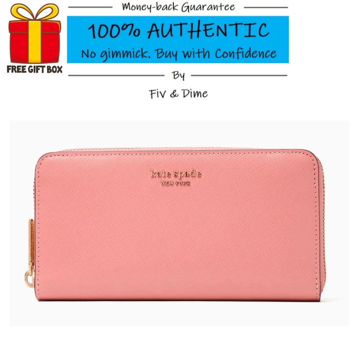 Kate Spade Spencer Large Continental Zip Around Wallet (Comes with