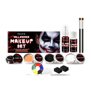 Halloween SFX Makeup Kit Zombie Vampire Face Body Skin Paint Safe Scar Fake Blood Special Effect Cosplay Party Art Stage