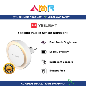 Yeelight Plug-in Sensor LED Nightlight Smart Sensor Wardrobe Bedroom Kitchen Cabinet Car Wall Soft Light Lampu