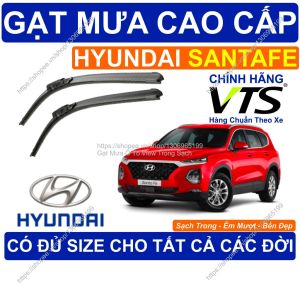 Gạt Mưa Kính Lái Hyundai Santafe Cặp Gạt Mưa Kính Lái Cho Các Dòng Xe Hyundai Santafe Đủ Size Cho Các Đời Xe Santafe