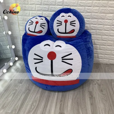 (FREESHIP) Ghế Lười Hạt Xốp Hình Thú SIZE M 2 Lớp Có Khoá Kéo Tiện Lợi KÈM HẠT XỐP ( Dành cho Bé)