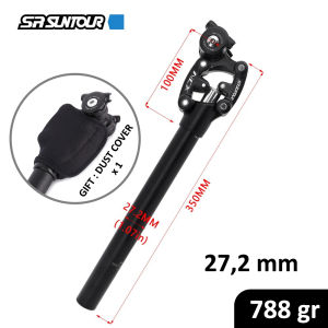 SR Suntour NCX Suspension Seatpost Tiang Suspensi 272 286 309 316 Seatpost Empuk Seatpost Genjot Seatpost Macet Full Suspension Bike Seatpost Dropper Seatpost Per Suspensi Sepeda Gunung MTB Fulsus Tiang Sepeda Per Sadel Per Suspensi Sepeda MTB Downhil
