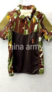 kaos brimob kaos bdu wangki t-shirt kaos tactical bdu jersey dryfit lengan pendek hitam loreng brimob pelopor