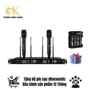 Micro sự kiện dBacoustic DB750 Pro MKII mic không dây DB750Pro MK II - Tặng kèm bộ sạc dB acoustic