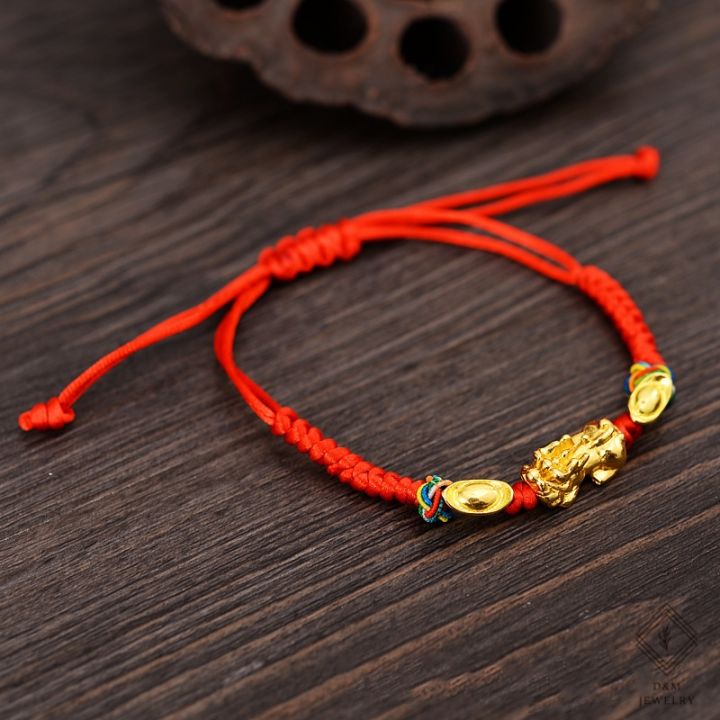 Red string deals piyao bracelet