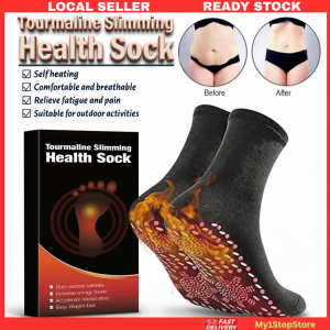 1 Pair Tourmaline Self Heating Socks Health Care Socks Slimming Health Sock Magnetic Therapy Stocking Kaki Terapi Sakit暖脚 保健 按摩袜子暖脚 保健 按摩袜子