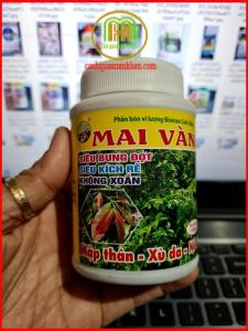 Phân bón cây mai vàng mập thân xù da nở đế lá không xoắn Biomax Cuốc vàng 100ml Minh Hân Garden