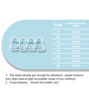 Breathable Dog Shoes Adjustable Pet Boots Durable With Reflective Strip For Small Medium Dogs Paw Protector Outdoor 4pcs