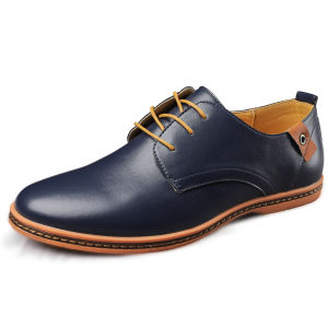 Tofuns Plus Size 46 47 48 Mens Breathable Formal Shoes Casual Business Leather Shoes Flats Shoes Driving Shoes Derby Oxford Shoes