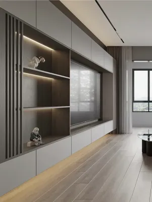 【SG Local Contractor】【Custom Furniture】Customized TV Wall/ TV Console / Carpentry works/ Living Room Design/ Whole house Renovation