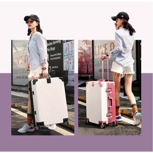 Hàng Sẵn Vali Khóa Size 28 nhập khung Nhôm Chịu lực Cao cấp - Vali Kéo An toàn Màu Sắc Sang Trọng