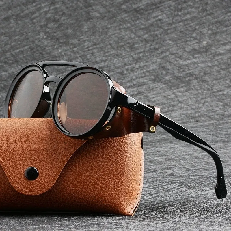 UVA/UVB Sunglasses】Vintage Retro Round Sunglasses for Mens Womens
