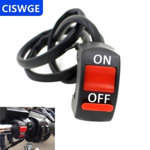 [COD] CISWGE AUTOPARTS Xe Máy ATV xe đạp tay lái tai nạn nguy hiểm ánh sáng on off Kill Nút chuyển đổi Fu