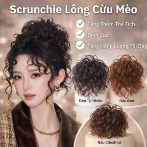 Tóc giả búi tròn lông cừu / Phụ kiện thời trang tiện lợi / Dành cho nữ giới đi tiệc hoặc hàng ngày