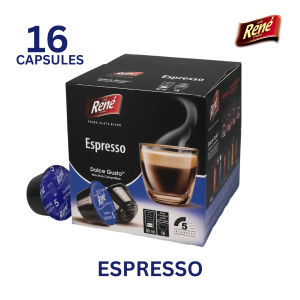 Rene Coffee Capsule Dolce Gusto Espresso Compatible 16pcs per Box