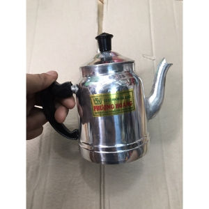 Bình - Ấm - Phích pha trà Phượng Hoàng làm từ nhôm 500ml tay cầm chống nóng xài bền bình dân dùng hàng quán hay gia đình