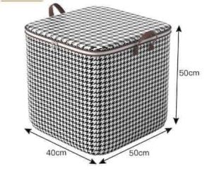 Túi đựng chăn màn quần áo mẫu kẻ 100L