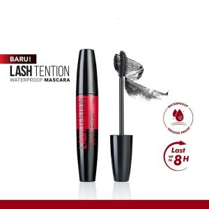 OMG Oh My Glam Lashtention Waterproof Mascara 6.5 g - Maskara Eye Makeup Waterproof 4X Lebih Tebal - Virgo Shoop