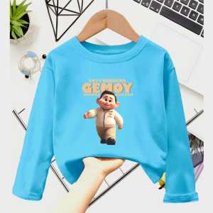 Atasan Kaos Anak anak Lengan Panjang GEMOY New Viral Usia 1-12 Thn
