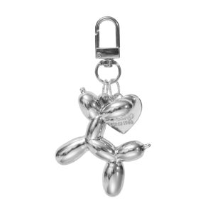 X.Z.MOONLIGH Cartoon DIY Balloon Dog Keychain - Fun Animal Charm for Bags & Keys