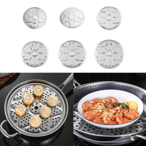 24/26/28/32/34/36cm Stainless Steel Steamers Rack Round Pot Steaming Tray Stand Cookware Tool Kitchenware Cooking Tools