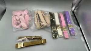 Multi ColorsHarness And Leash Set XS-XL Free Logo Dog Collar Bowtie Leads Accessory VelvetPoop Bag Holder2026