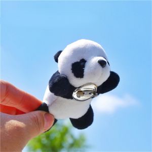 Panda Brooch Japanese Cartoon Panda Doll Plush Toy Ins Girl Heart Doll