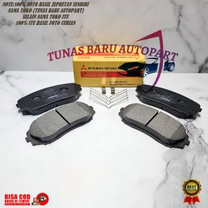 BRAKE PAD KAMPAS REM DEPAN MITSUBISHI PAJERO DAKAR 1SET KIRI KANAN 2016 KEATAS 4605B541