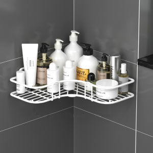 2026 Hot Sale [ Shipped from China ] Bathroom corner shelf no-drill installation triangular shelf for toilet restroom corner storage rack B3