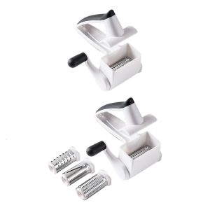 Stainless Steel Drum Cheese Grinder with Hand Crank Cheese Grater for Functional Shredding of Hard Cheese and Chocolate