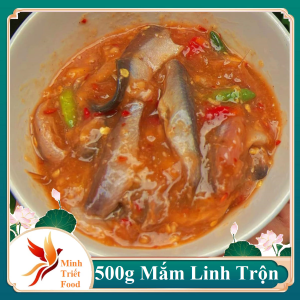 1kg Mắm Linh Trộn Sẵn Sả Ớt Thơm Cay Vị Mới Ngon Cơm Vô Cùng Mở Nấp Ăn Liền Được Ngay- ĐẶC SẢN MINH TRIẾT