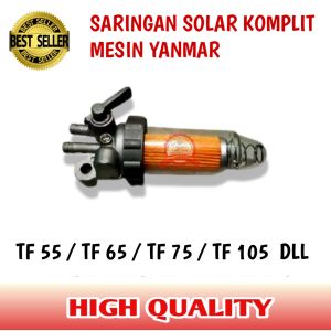 Fos Fuel Oil Strainer Saringan Solar Komplit Mesin Yanmar Tf55 Tf65 Tf75 Tf85 Tf105